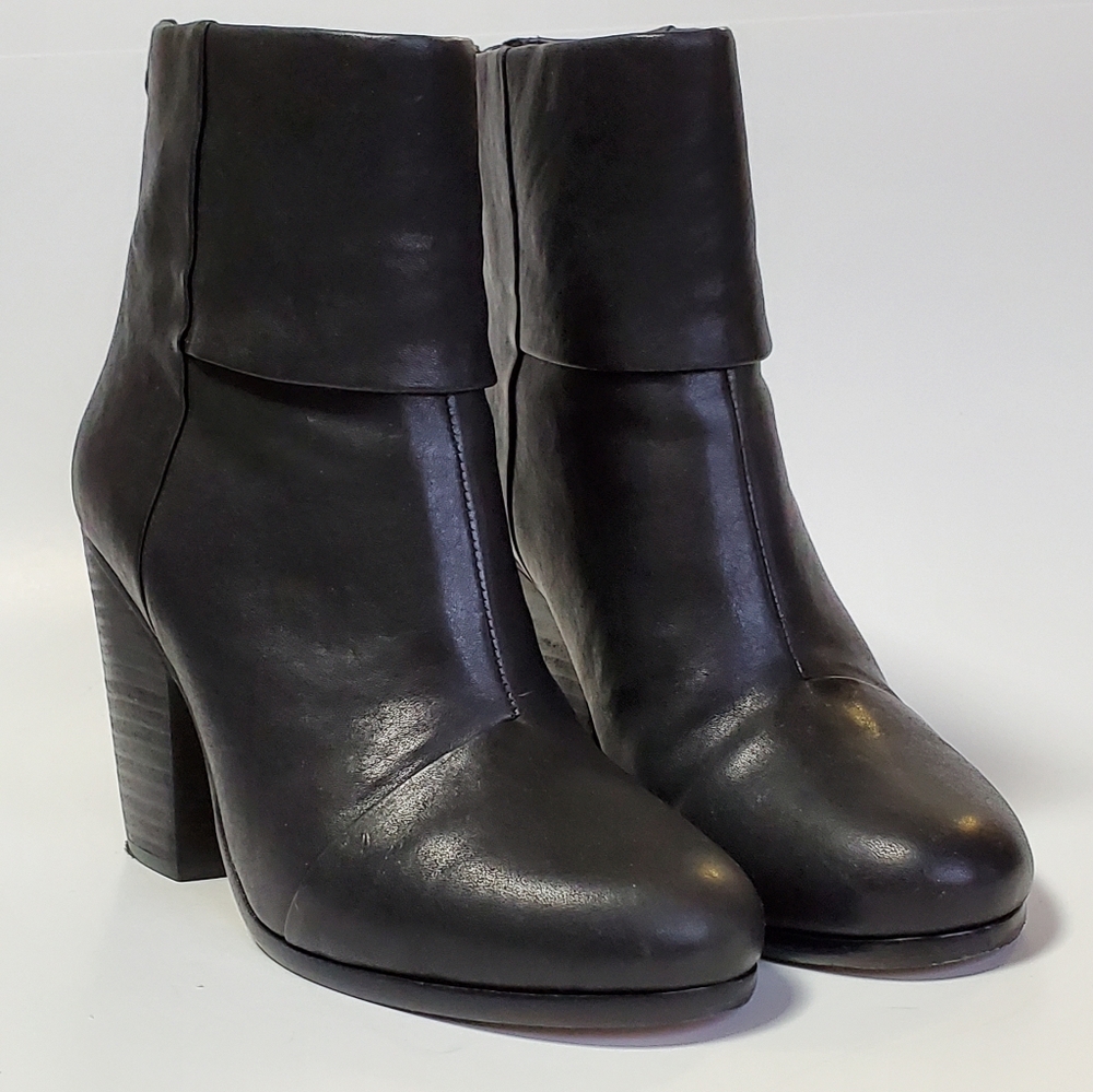 Rag & Bone Newbury 2.0 Black Leather Bootie